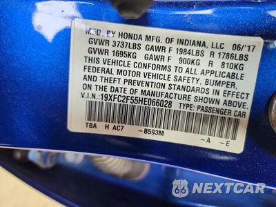 Zdjęcie 12 z 12 samochodu: 2017 HONDA CIVIC LX VIN:19XFC2F55HE066028 - miniatura