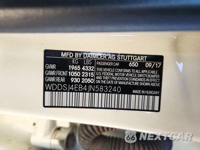 Zdjęcie 12 z 12 samochodu: 2018 MERCEDES-BENZ CLA 250 VIN:WDDSJ4EB4JN583240 - miniatura