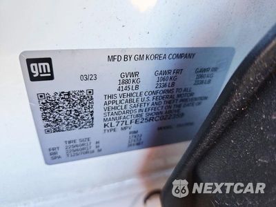 Zdjęcie 13 z 13 samochodu: 2024 CHEVROLET TRAX LS VIN:KL77LFE25RC022359 - miniatura
