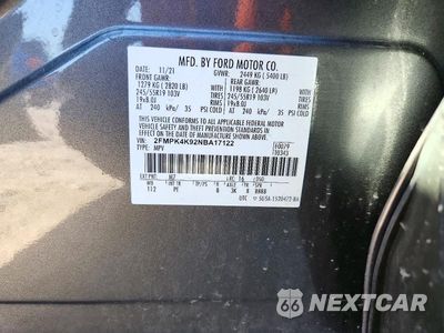 Zdjęcie 14 z 14 samochodu: 2022 FORD EDGE TITANIUM VIN:2FMPK4K92NBA17122 - miniatura