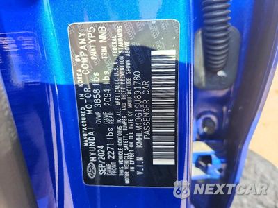 Zdjęcie 13 z 13 samochodu: 2025 HYUNDAI ELANTRA SEL SPORT VIN:KMHLM4DG1SU891780 - miniatura