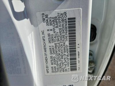 Zdjęcie 12 z 12 samochodu: 2020 HONDA ACCORD SPORT VIN:1HGCV2F38LA000727 - miniatura
