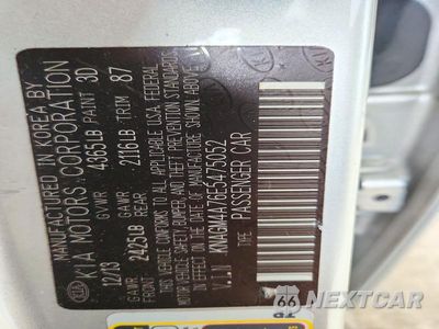 Zdjęcie 12 z 12 samochodu: 2014 KIA OPTIMA LX VIN:KNAGM4A76E5475052 - miniatura