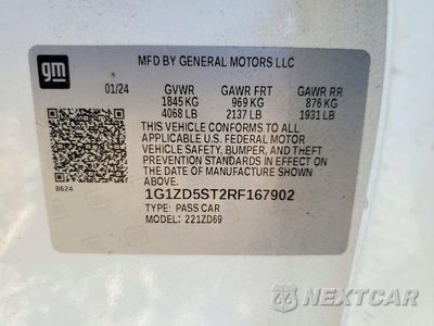 Zdjęcie 12 z 12 samochodu: 2024 CHEVROLET MALIBU LT VIN:1G1ZD5ST2RF167902 - miniatura