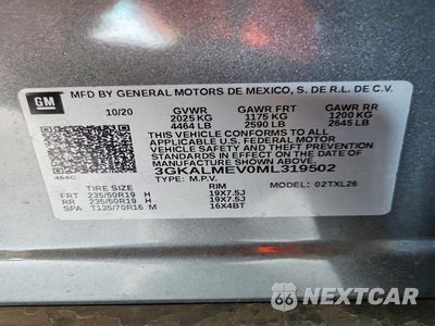 Zdjęcie 12 z 12 samochodu: 2021 GMC TERRAIN SLE VIN:3GKALMEV0ML319502 - miniatura