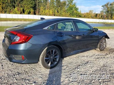 Trzecie zdjęcie samochodu z tyłu: 2021 HONDA CIVIC EXL VIN:19XFC1F76ME200972 - miniatura