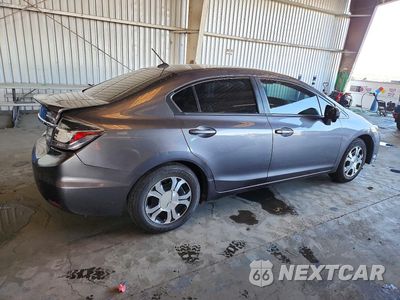 Trzecie zdjęcie samochodu z tyłu: 2014 HONDA CIVIC HYBRID L VIN:19XFB4F32EE200812 - miniatura