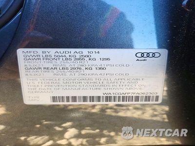 Zdjęcie 13 z 13 samochodu: 2015 AUDI SQ5 PREMIUM PLUS VIN:WA1CGAFP7FA062303 - miniatura
