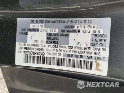 Zdjęcie 12 z 12 samochodu: 2024 MAZDA 3 PREFERRED VIN:3MZBPACM0RM413424 - miniatura