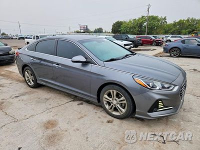 Czwarte zdjęcie samochodu z boku: 2018 HYUNDAI SONATA SEL VIN:5NPE34AF6JH666341 - miniatura
