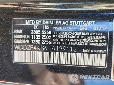 Zdjęcie 12 z 12 samochodu: 2017 MERCEDES-BENZ E 300 4MATIC VIN:WDDZF4KB6HA199112 - miniatura