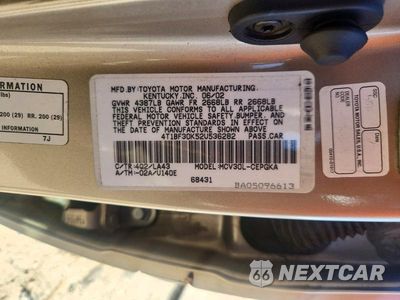 Zdjęcie 12 z 12 samochodu: 2002 TOYOTA CAMRY XLE V6 VIN:4T1BF30K52U536282 - miniatura