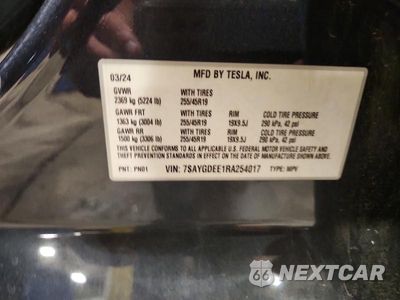 Zdjęcie 12 z 12 samochodu: 2024 TESLA MODEL Y VIN:7SAYGDEE1RA254017 - miniatura