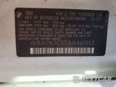 Zdjęcie 12 z 12 samochodu: 2010 BMW 328 XI VIN:WBAPK7C57AA461553 - miniatura
