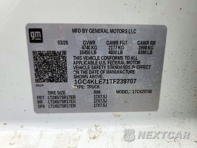 Zdjęcie 13 z 13 samochodu: 2026 CHEVROLET SILVERADO K2500 HEAVY DUTY VIN:1GC4KLE71TF239707 - miniatura