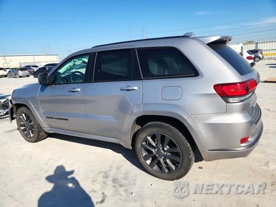 Drugie zdjęcie samochodu z przodu: 2018 JEEP GRAND CHEROKEE OVERLAND VIN:1C4RJECG7JC442641 - miniatura