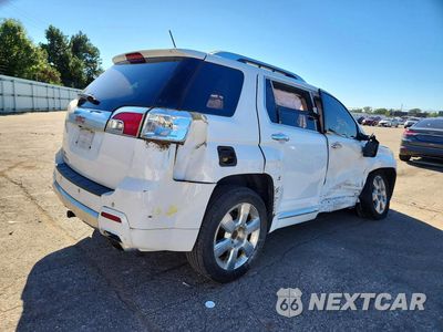 Trzecie zdjęcie samochodu z tyłu: 2014 GMC TERRAIN DENALI VIN:2GKFLUE32E6308382 - miniatura
