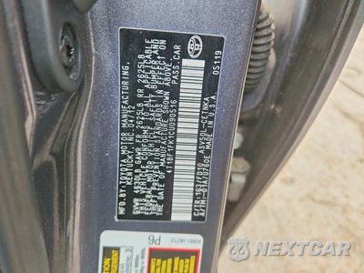 Zdjęcie 12 z 12 samochodu: 2012 TOYOTA CAMRY LE VIN:4T1BF1FK1CU090516 - miniatura