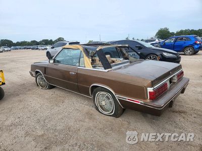 Drugie zdjęcie samochodu z przodu: 1984 DODGE 600 VIN:1B3BV55G2EG116667 - miniatura