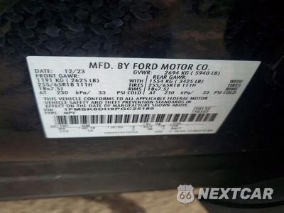 Zdjęcie 13 z 13 samochodu: 2023 FORD EXPLORER XLT VIN:1FMSK8DH9PGC25189 - miniatura