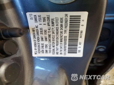 Zdjęcie 13 z 13 samochodu: 2013 HONDA CIVIC LX VIN:2HGFB2F56DH300700 - miniatura
