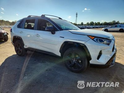 Czwarte zdjęcie samochodu z boku: 2020 TOYOTA RAV4 XSE VIN:2T3EWRFV4LW055062 - miniatura