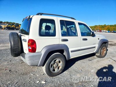 Trzecie zdjęcie samochodu z tyłu: 2004 JEEP LIBERTY SPORT VIN:1J4GL48KX4W109839 - miniatura