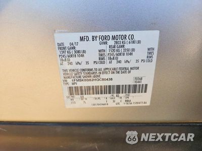 Zdjęcie 13 z 13 samochodu: 2017 FORD EXPLORER VIN:1FM5K8B82HGC80438 - miniatura