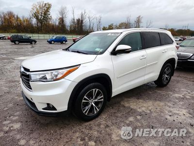 2016 TOYOTA HIGHLANDER XLE 5TDJKRFH4GS233550 - główne zdjęcie licytacji z USA - miniatura