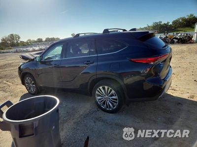 Drugie zdjęcie samochodu z przodu: 2020 TOYOTA HIGHLANDER HYBRID PLATINUM VIN:5TDEBRCH0LS007554 - miniatura