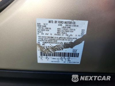 Zdjęcie 13 z 13 samochodu: 2017 FORD EXPLORER LIMITED VIN:1FM5K8F84HGE41429 - miniatura