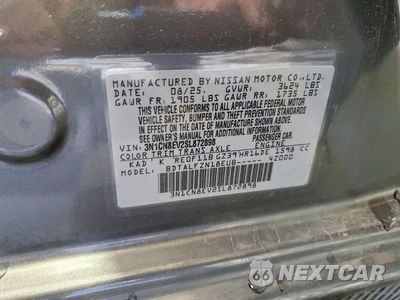 Zdjęcie 12 z 12 samochodu: 2025 NISSAN VERSA SV VIN:3N1CN8EV2SL872898 - miniatura