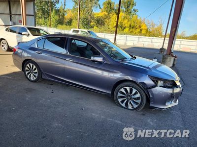 Czwarte zdjęcie samochodu z boku: 2015 HONDA ACCORD HYBRID EXL VIN:1HGCR6F59FA003184 - miniatura