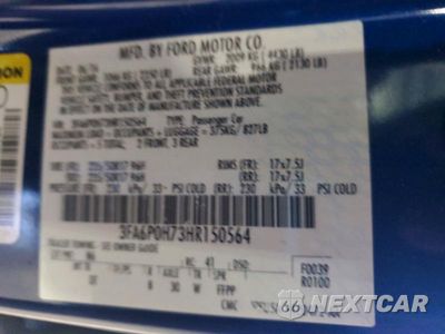 Zdjęcie 12 z 12 samochodu: 2017 FORD FUSION SE VIN:3FA6P0H73HR150564 - miniatura