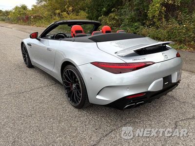 Czwarte zdjęcie samochodu z boku: 2022 MERCEDES-BENZ SL 55 AMG VIN:W1KVK8AB0NF006390 - miniatura