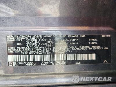 Zdjęcie 14 z 14 samochodu: 2021 TOYOTA RAV4 XLE VIN:2T3P1RFV3MW219197 - miniatura