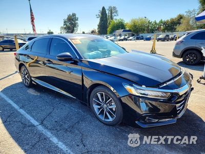 Czwarte zdjęcie samochodu z boku: 2022 HONDA ACCORD EXL VIN:1HGCV1F56NA025026 - miniatura