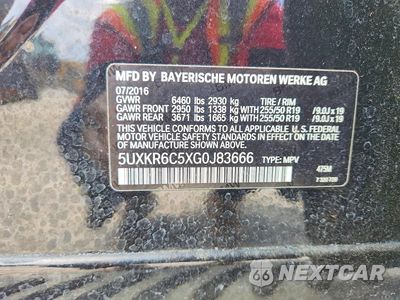 Zdjęcie 13 z 13 samochodu: 2016 BMW X5 XDRIVE50I VIN:5UXKR6C5XG0J83666 - miniatura