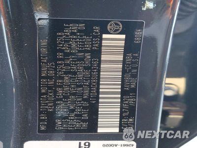 Zdjęcie 13 z 13 samochodu: 2025 TOYOTA CAMRY LE VIN:4T1DAACK8SU643463 - miniatura