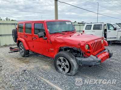 Czwarte zdjęcie samochodu z boku: 2016 JEEP WRANGLER UNLIMITED SAHARA VIN:1C4BJWEG5GL288878 - miniatura