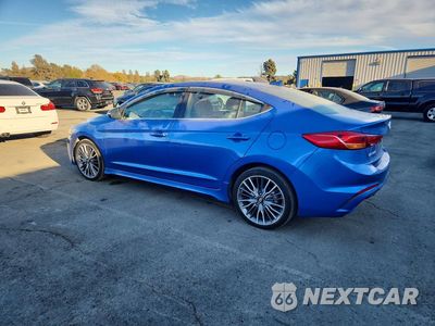 Drugie zdjęcie samochodu z przodu: 2017 HYUNDAI ELANTRA SPORT VIN:KMHD04LB2HU335489 - miniatura