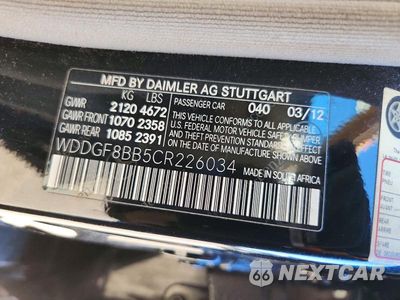 Zdjęcie 12 z 12 samochodu: 2012 MERCEDES-BENZ C 300 4MATIC VIN:WDDGF8BB5CR226034 - miniatura