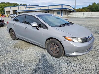 Czwarte zdjęcie samochodu z boku: 2012 HONDA CIVIC LX VIN:19XFB2F5XCE317251 - miniatura