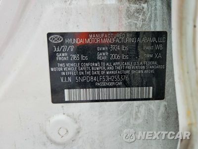Zdjęcie 12 z 12 samochodu: 2018 HYUNDAI ELANTRA VALUE EDITION VIN:5NPD84LF5JH255376 - miniatura