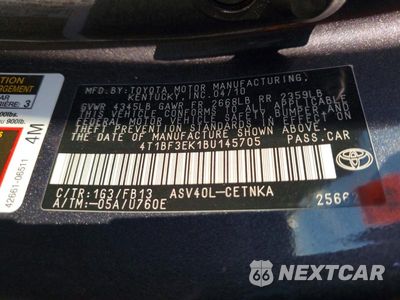 Zdjęcie 12 z 12 samochodu: 2011 TOYOTA CAMRY LE VIN:4T1BF3EK1BU145705 - miniatura