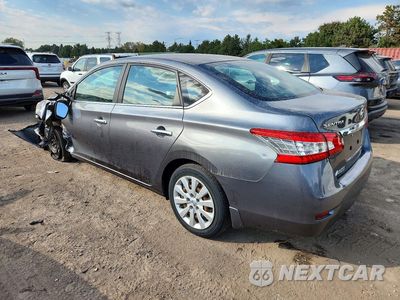 Drugie zdjęcie samochodu z przodu: 2015 NISSAN SENTRA S VIN:3N1AB7AP5FY334853 - miniatura