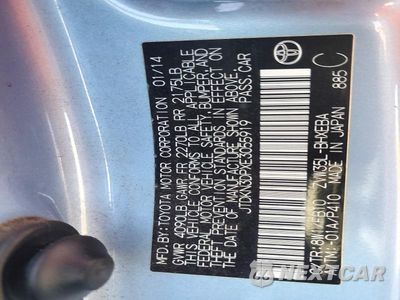 Zdjęcie 12 z 12 samochodu: 2014 TOYOTA PRIUS PLUG-IN HYBRID BASE VIN:JTDKN3DPXE3055919 - miniatura