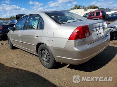 Drugie zdjęcie samochodu z przodu: 2002 HONDA CIVIC EX VIN:1HGES26742L050743 - miniatura
