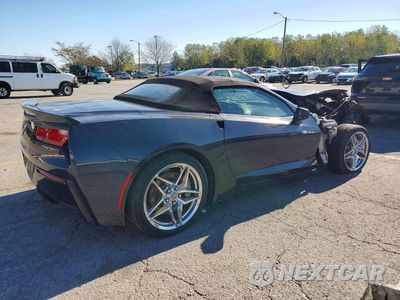Trzecie zdjęcie samochodu z tyłu: 2014 CHEVROLET CORVETTE STINGRAY 3LT VIN:1G1YF3D75E5112452 - miniatura