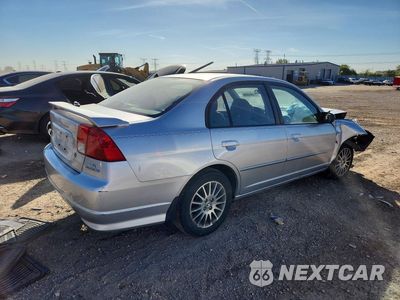 Trzecie zdjęcie samochodu z tyłu: 2005 HONDA CIVIC LX VIN:2HGES16525H605098 - miniatura
